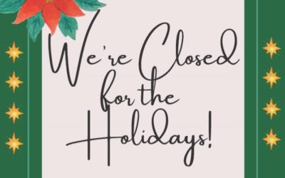 Silver Harbour is closed for the holidays!