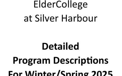 ElderCollege Programs – Winter/Spring 2025