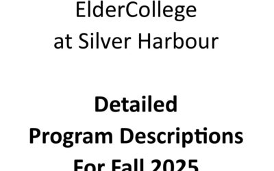 ElderCollege Fall Programs