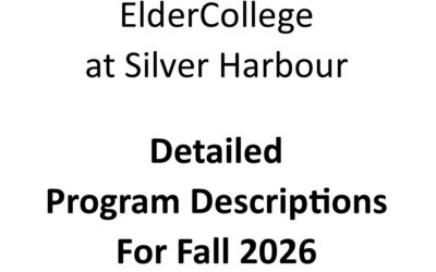 ElderCollege Fall Programs